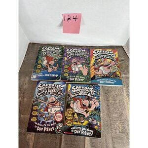 Captain Underpants Bundle Of 5 Novels #124